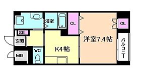 花屋敷日進ビル 302 ｜ 兵庫県川西市花屋敷1丁目2-11（賃貸マンション1K・地下3階・30.55㎡） その2