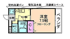 パステル池田 205 ｜ 大阪府池田市栄本町（賃貸マンション1K・2階・24.00㎡） その2