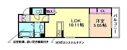 間取図画像 1LDK