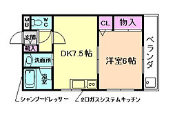 🉐敷金礼金0円！🉐リバーサイドサカネII