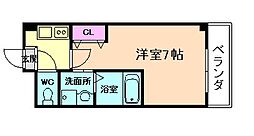 AILE池田 1Kの間取図画像