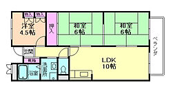 グリーンヒル池田 3LDKの間取図画像