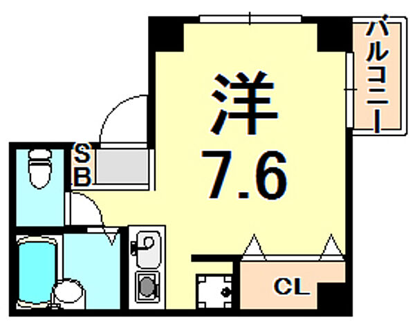 兵庫県伊丹市行基町１丁目(賃貸マンション1R・3階・20.34㎡)の写真 その2