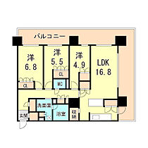 兵庫県尼崎市南塚口町２丁目（賃貸マンション3LDK・13階・83.44㎡） その2