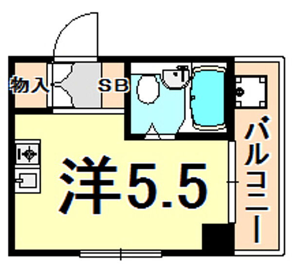 兵庫県尼崎市食満７丁目(賃貸マンション1R・3階・14.60㎡)の写真 その2
