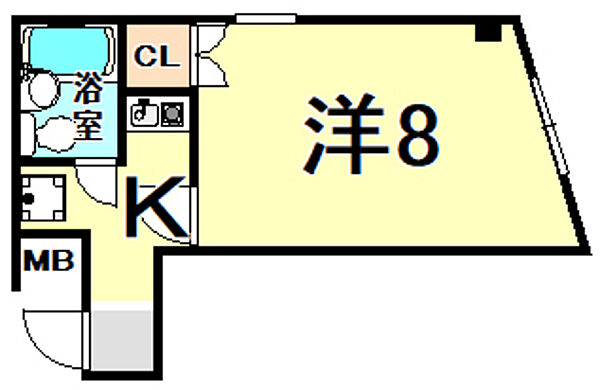 兵庫県伊丹市昆陽北１丁目(賃貸マンション1K・3階・21.00㎡)の写真 その2