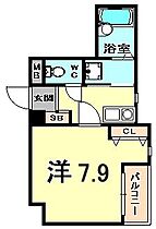 兵庫県伊丹市中央３丁目（賃貸マンション1K・2階・24.90㎡） その2