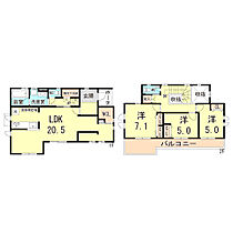 兵庫県尼崎市上坂部１丁目（賃貸一戸建3LDK・1階・96.31㎡） その1