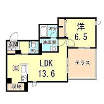 兵庫県尼崎市塚口町３丁目（賃貸マンション1LDK・1階・48.21㎡） その2