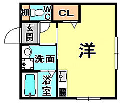 兵庫県尼崎市塚口町３丁目（賃貸アパート1R・2階・24.09㎡） その2