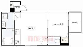 兵庫県尼崎市杭瀬南新町２丁目（賃貸アパート1LDK・2階・27.63㎡） その2