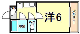 兵庫県尼崎市南塚口町７丁目（賃貸マンション1K・4階・18.11㎡） その2