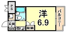 兵庫県尼崎市立花町２丁目（賃貸マンション1R・4階・18.60㎡） その2