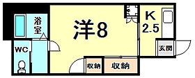 兵庫県伊丹市堀池３丁目（賃貸アパート1K・1階・29.16㎡） その2