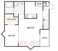 兵庫県尼崎市次屋１丁目（賃貸アパート1LDK・3階・40.05㎡） その2