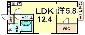 兵庫県尼崎市大庄西町４丁目（賃貸アパート1LDK・3階・44.00㎡） その2