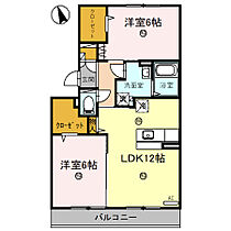 兵庫県伊丹市南野２丁目（賃貸アパート2LDK・2階・58.07㎡） その2