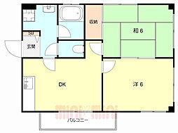第二荒西マンション 2階