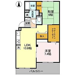 北仁川シティーハイツ 2階