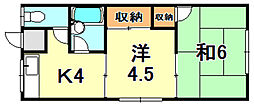 コーポセイゲツ東棟 2階