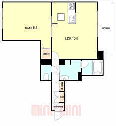 シャーメゾンプルミエ門戸厄神 1階