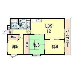間取図画像 3LDK