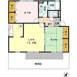 クレールプラザ立花　Ｂ棟 1階