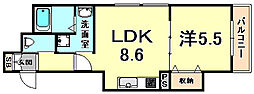 間取図画像 1LDK