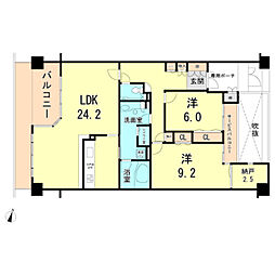 名次町ロジュマン 2階