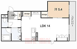 間取図画像 1LDK