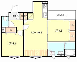 クリエオーレ崇徳院 3階