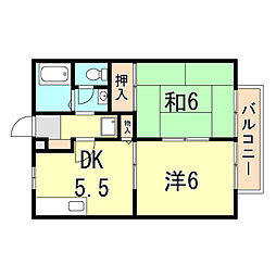 間取図画像 2DK