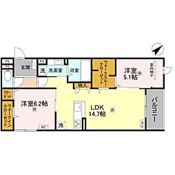 シーグレース浜甲子園 2階/202