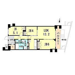 間取図画像 3LDK