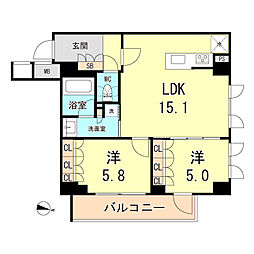 ミレーネ神戸住吉本町 3階