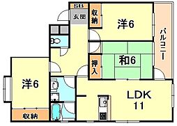 間取図画像 3LDK