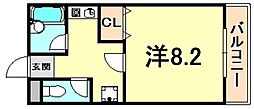 間取図画像 1K