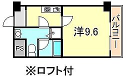 間取図画像 1K
