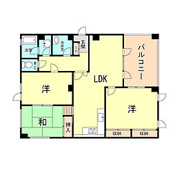 間取図画像 3LDK