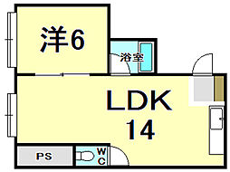 間取図画像 1LDK