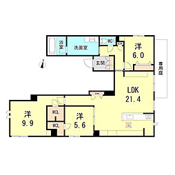 Rio Brezza　芦屋 1階/101