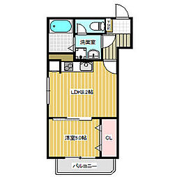 間取図画像 1LDK
