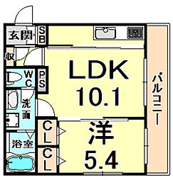 シャーメゾンヒサージュ 3階