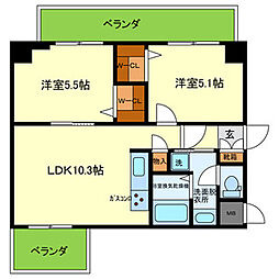 ベネフィス芦屋 2階