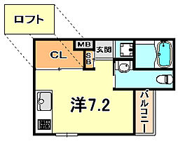 シティフラット灘 2階
