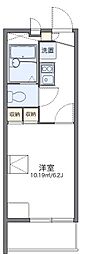 レオパレスアルカイック 1Kの間取図画像