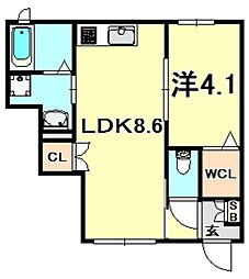 クレール 1階/106