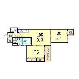 ラモーナ福町 2階