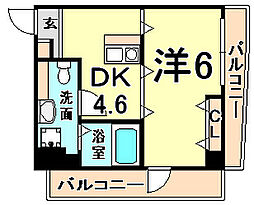 ドミトリー神田 1DKの間取図画像