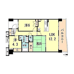 ルネパークオアシス 6階/605